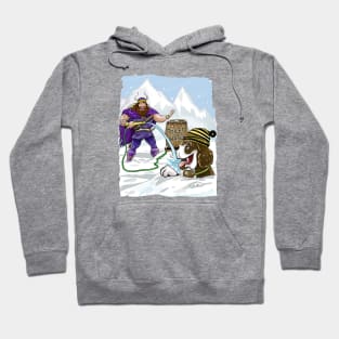 Minnesota Vikings Fans - Kings of the North vs Saintly Slurpers Hoodie